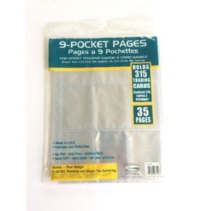 Ultra Pro 35 Pack of 9-Pocket Pages